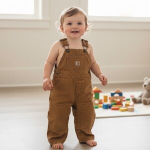 Carhartt Kids Brown Overalls